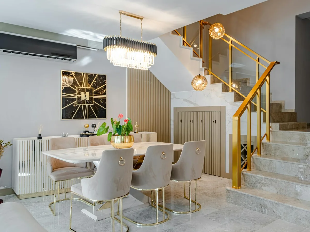 An elegant dining space