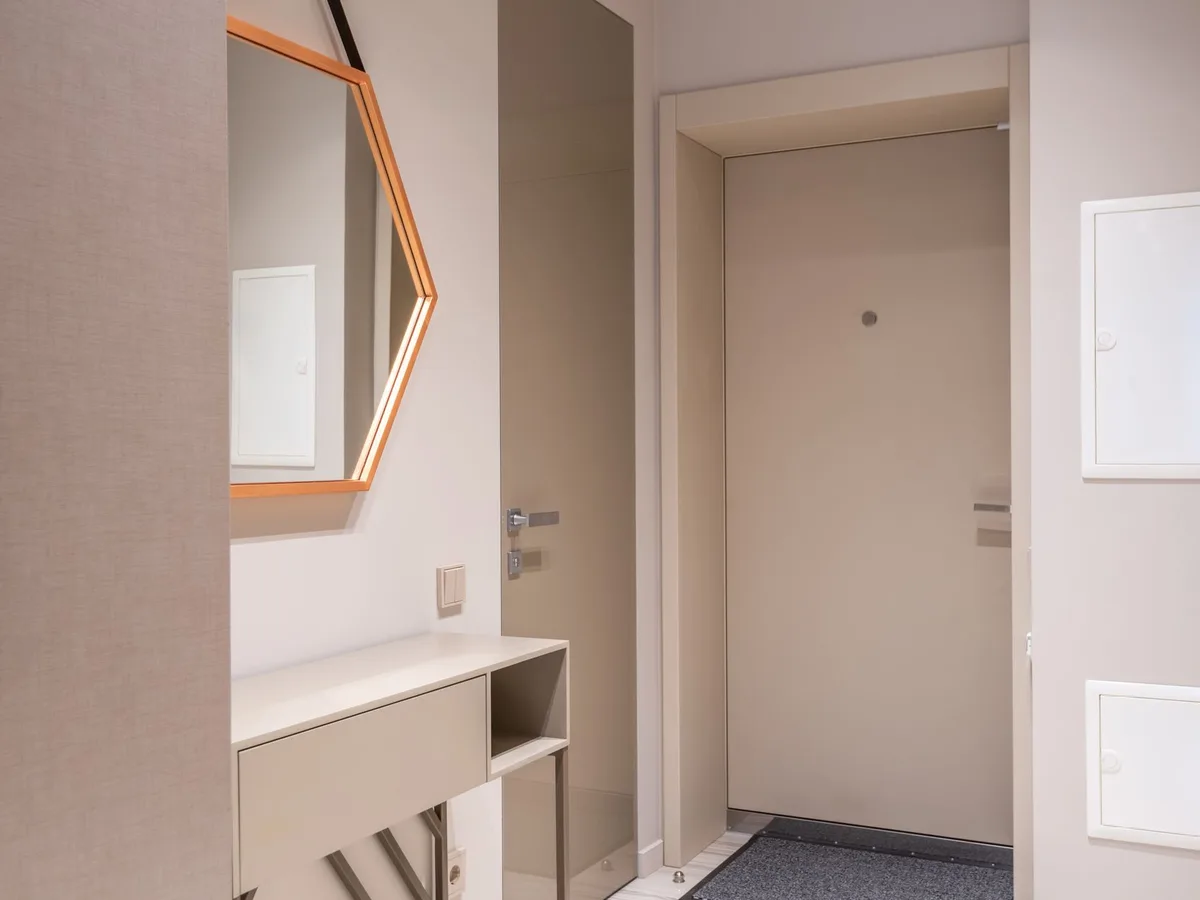 A modern entryway